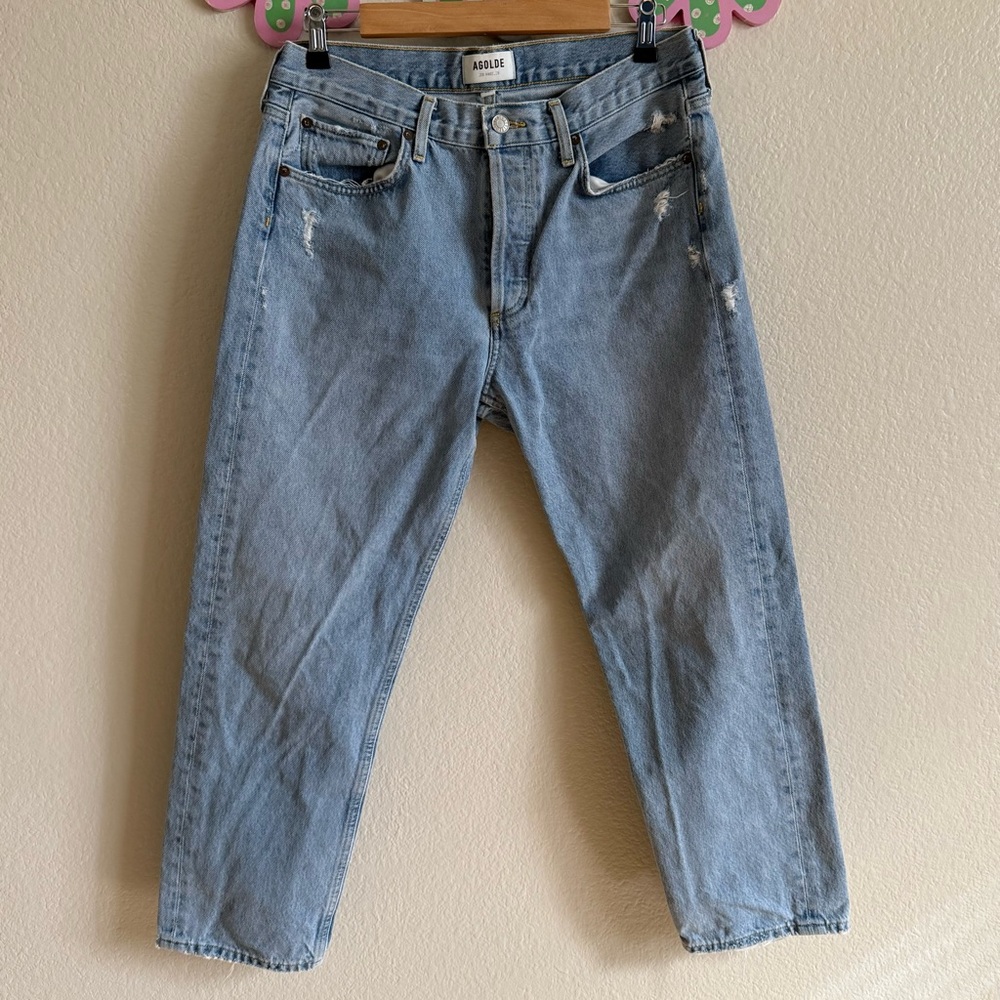 Agolde Light Blue Parker Jean Size 28